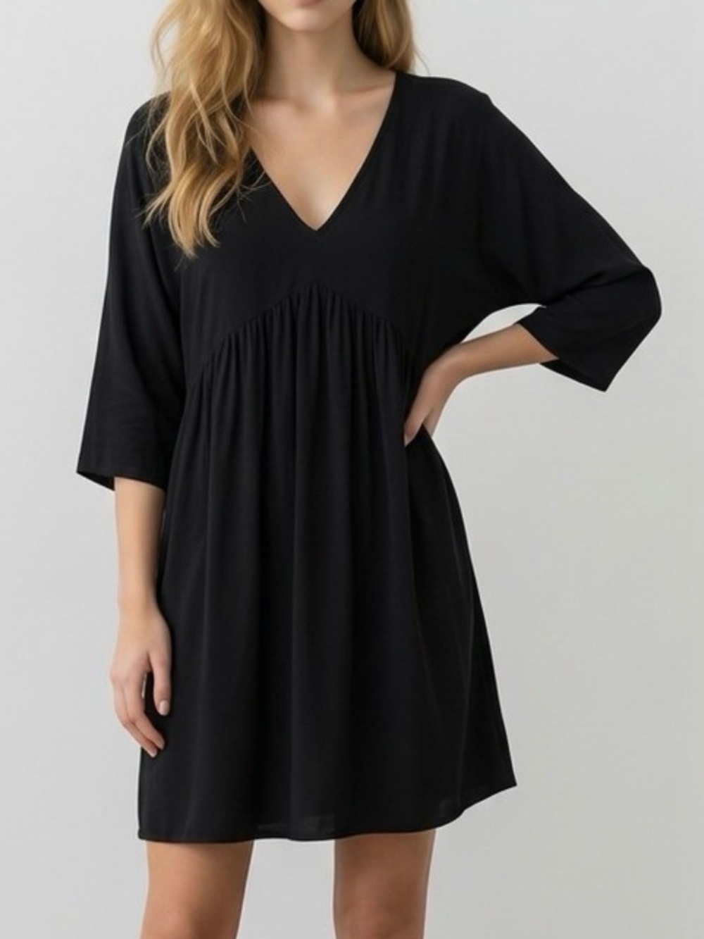 Natural Life Stella Mini Dress in Black